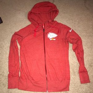 NFL Chiefs zip up